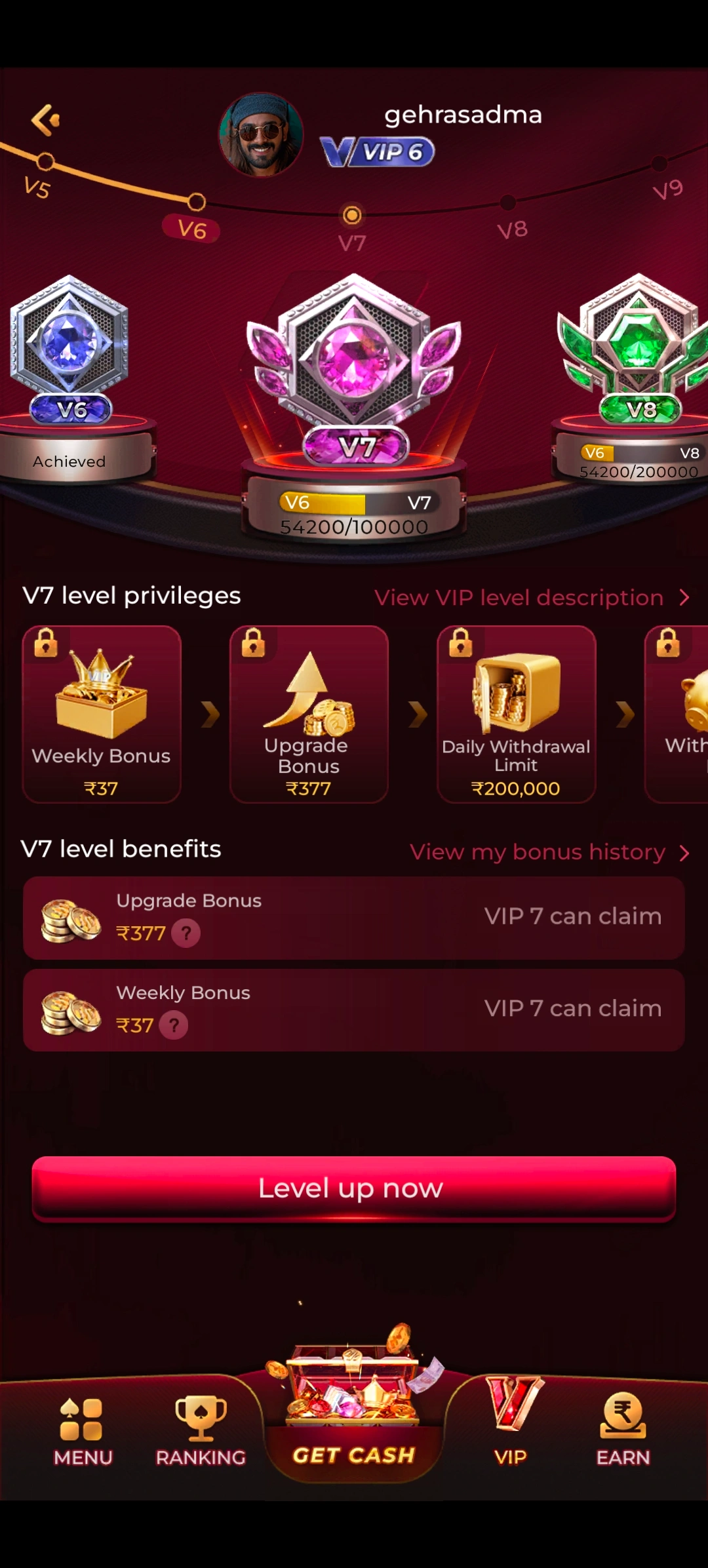 Y1.Com Bonus Screen Screenshot